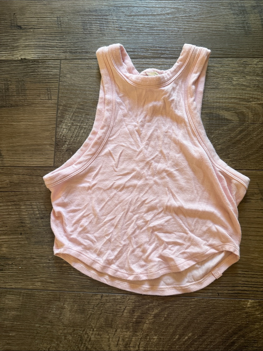 lululemon athletica Light Pink Ribbed Racerback Tank